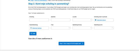 Stappenplan STAP-aanvraag