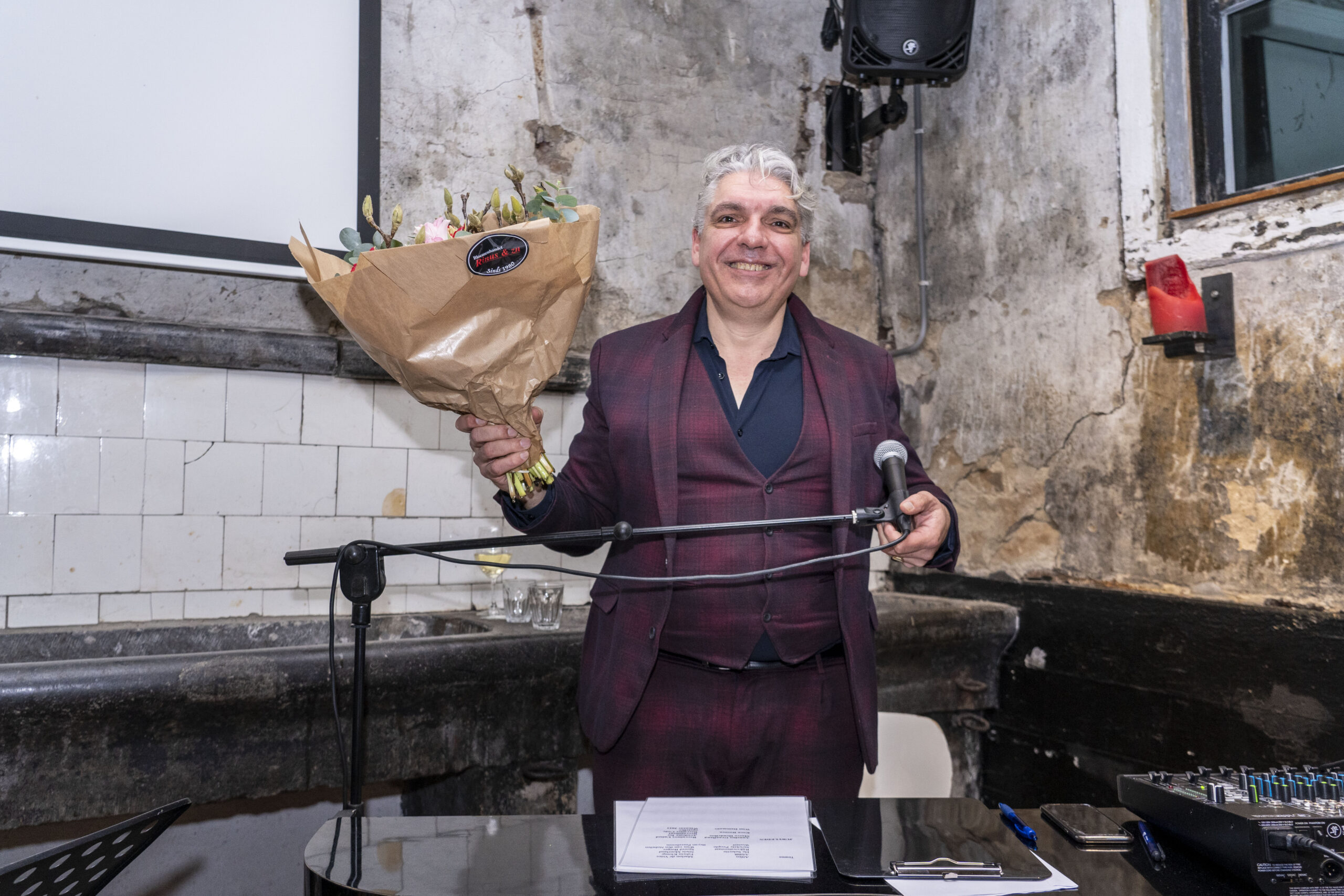 Jaamp Somser zorgde voor de muzikale omlijsting van het event